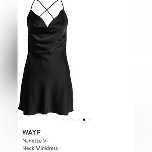 WAYF Mini black dress